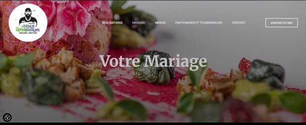 Page Votre Mariage du site La Table de l'Enchanteur